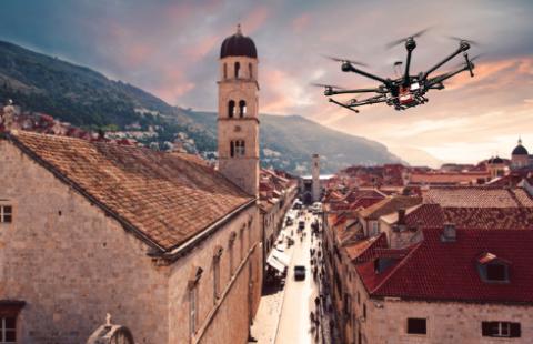Dron sprawdzi dym z komina, ale wynik można podważyć